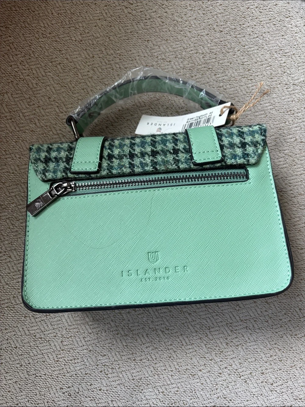 Islander Mini Satchel with Harris Tweed